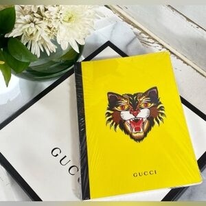 Gucci limited edition yellow tiger notebook (new)